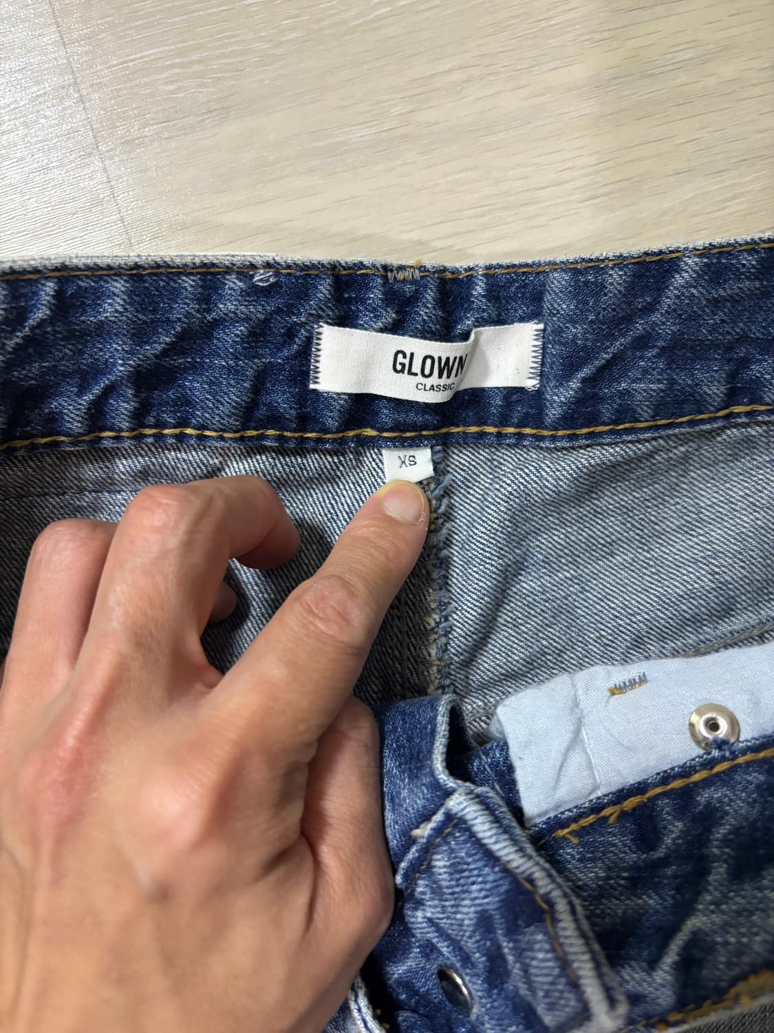 새상품 ) 글로니99 LOW RISE MINI SKIRT  상품이미지3