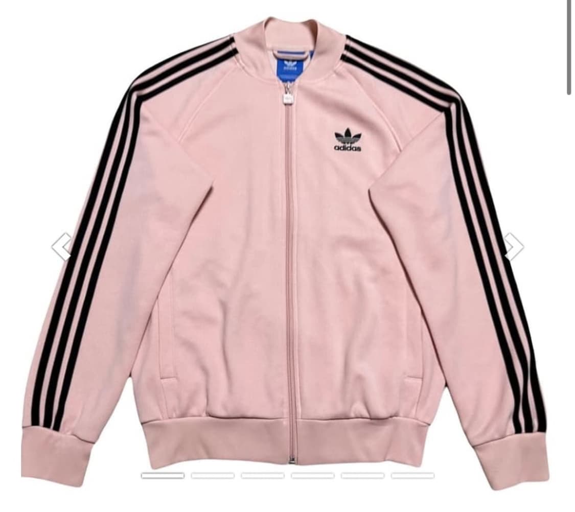 아디다스 슈퍼스타 트랙탑 핑크 딸기우유 핑검 져지 상품이미지1