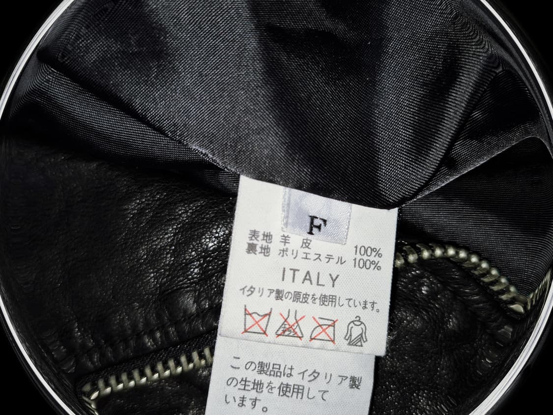 Vintage 09 PUNK belt leather vest Jacket 상품이미지4