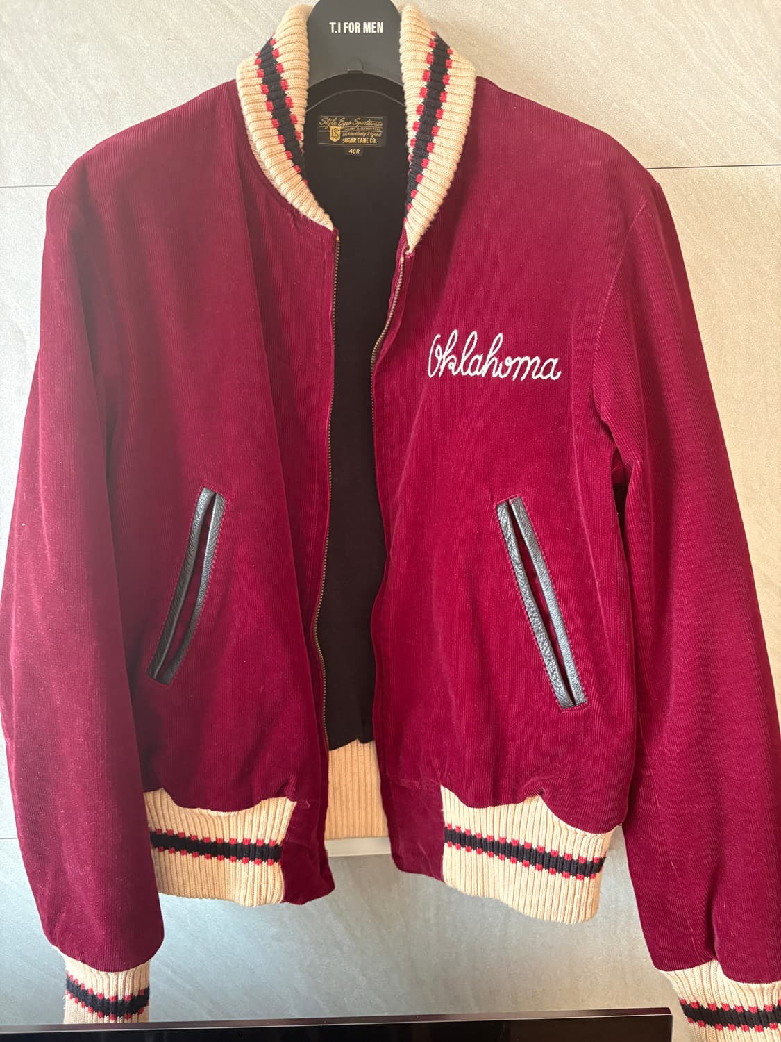 스타일아이즈 style eyes 토요엔터프라이즈 코듀로이 바시티 자켓 상품이미지1