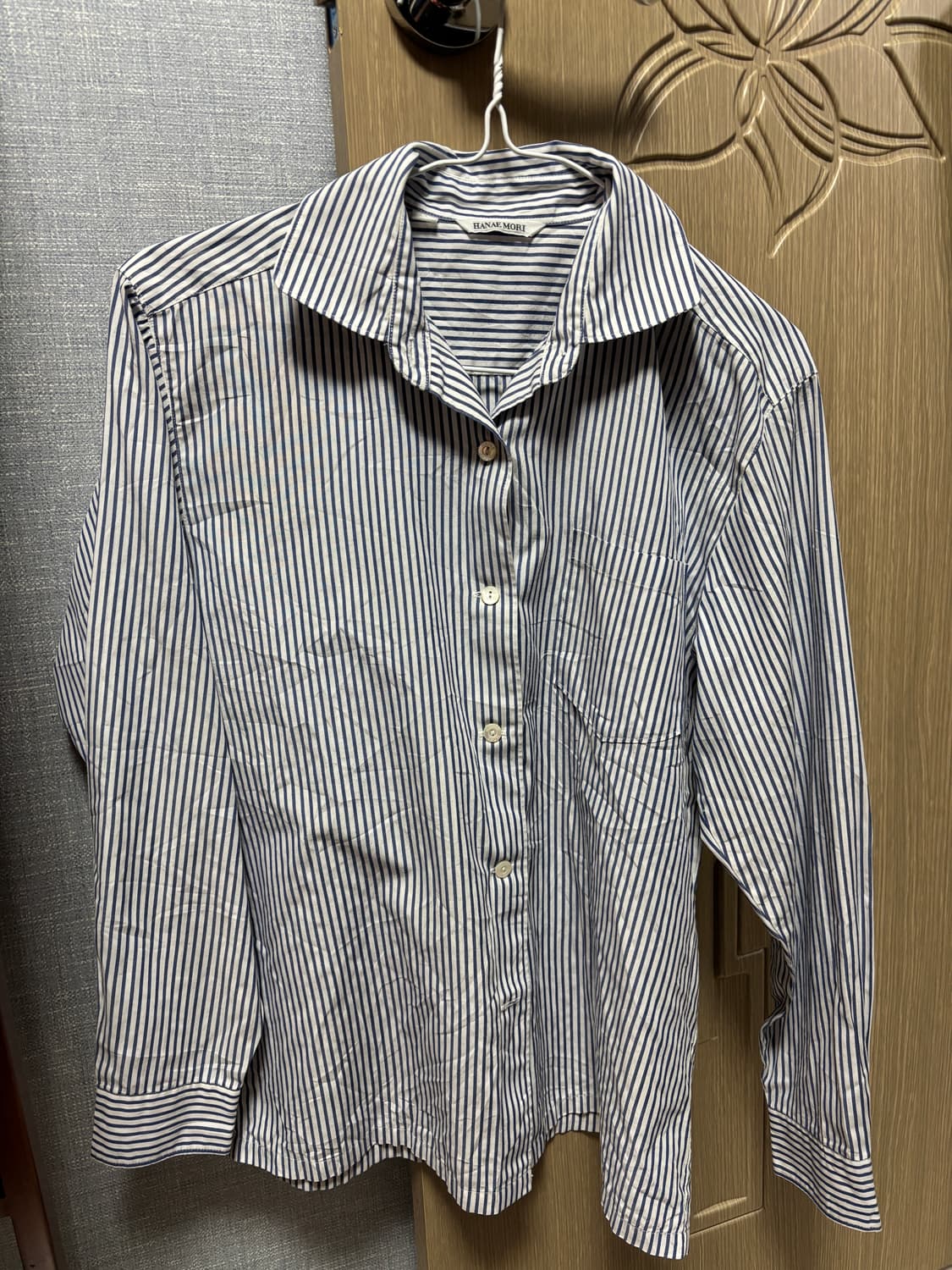 하나에모리 스트라이프 셔츠 상품이미지1