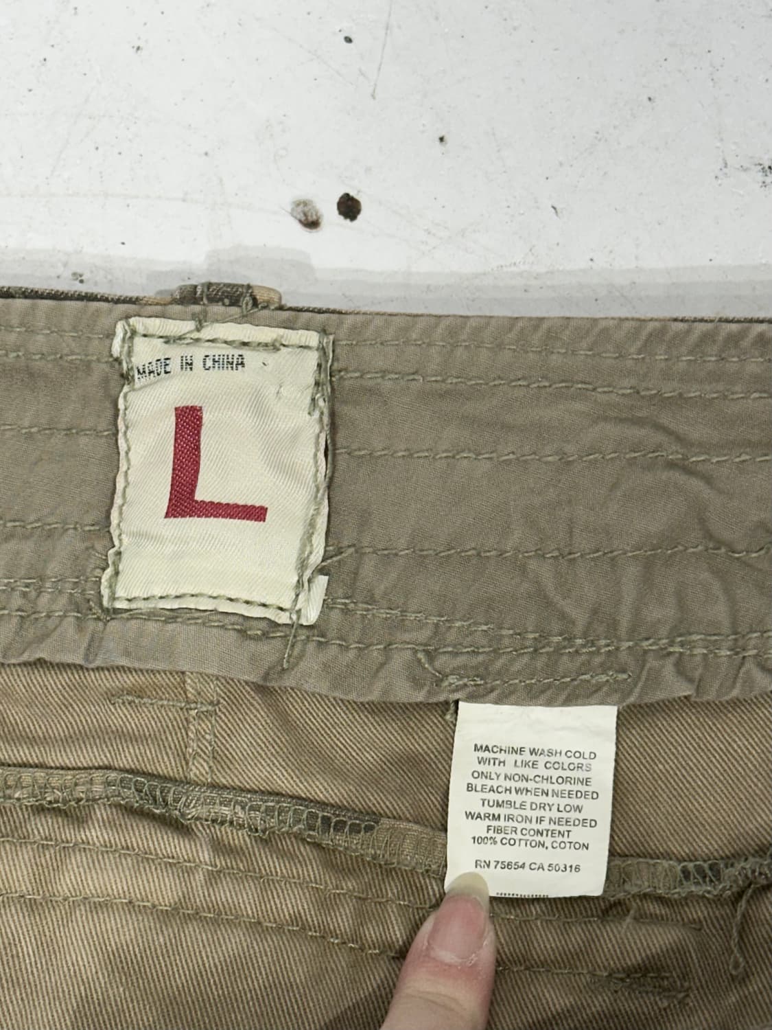 아베크롬비 베이지 밀리터리 카모 빅 포켓 와이드 카고 팬츠 L 상품이미지7