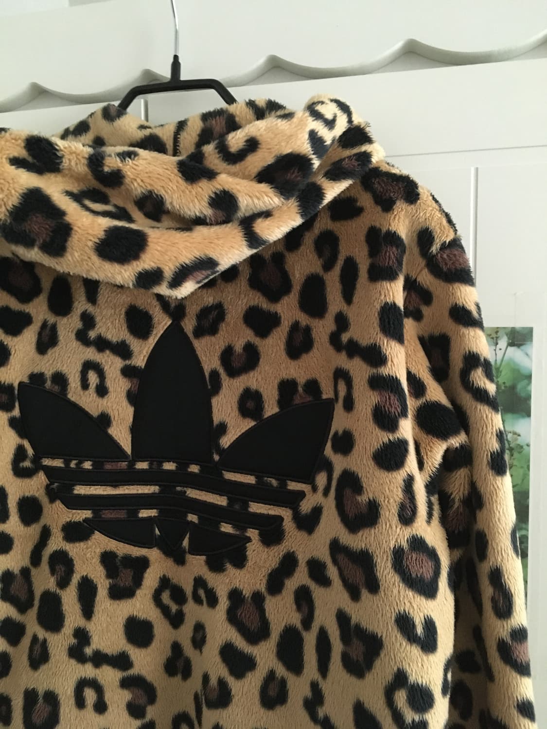 아디다스 희귀 쉐르파 파이어버드 호피 후리스 집업 히메갸루 대장템 상품이미지5