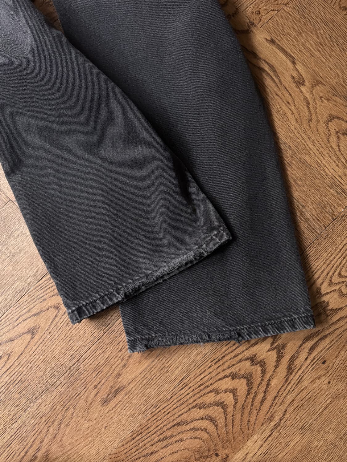 [38]00's 리바이스 쿠페 트레디셔널 핏 흑청 데님 팬츠 상품이미지6