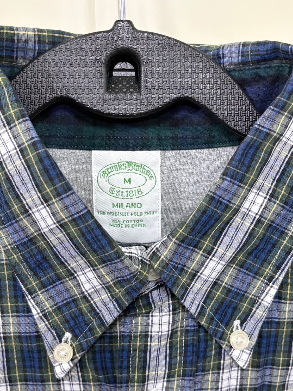 브룩스브라더스 밀라노 체크 셔츠 상품이미지2