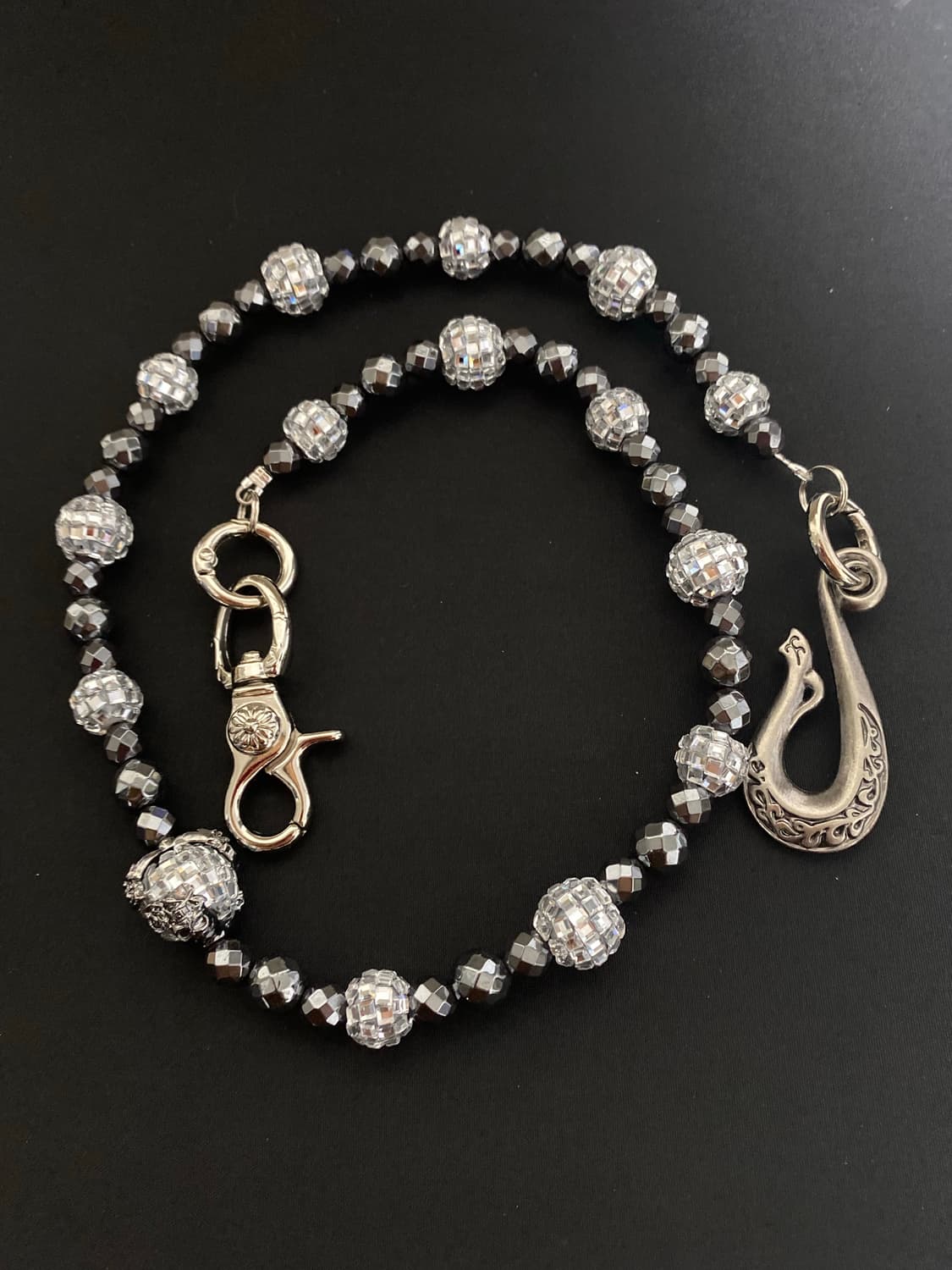 고딕 크리스탈 미러볼 키체인 상품이미지3