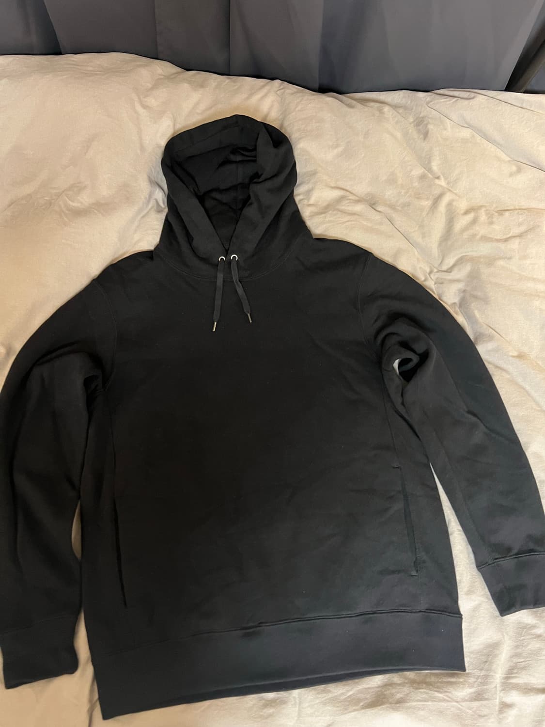 유니클로 후드 스웻 블랙 L 새제품 상품이미지1