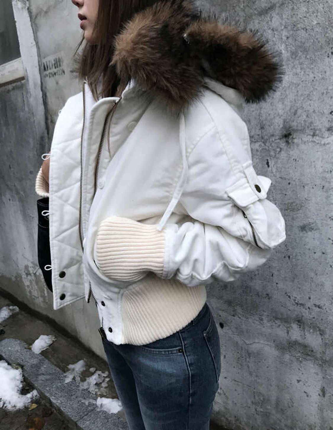 쿄이 나나 벨벳 빈티지 점퍼 상품이미지1