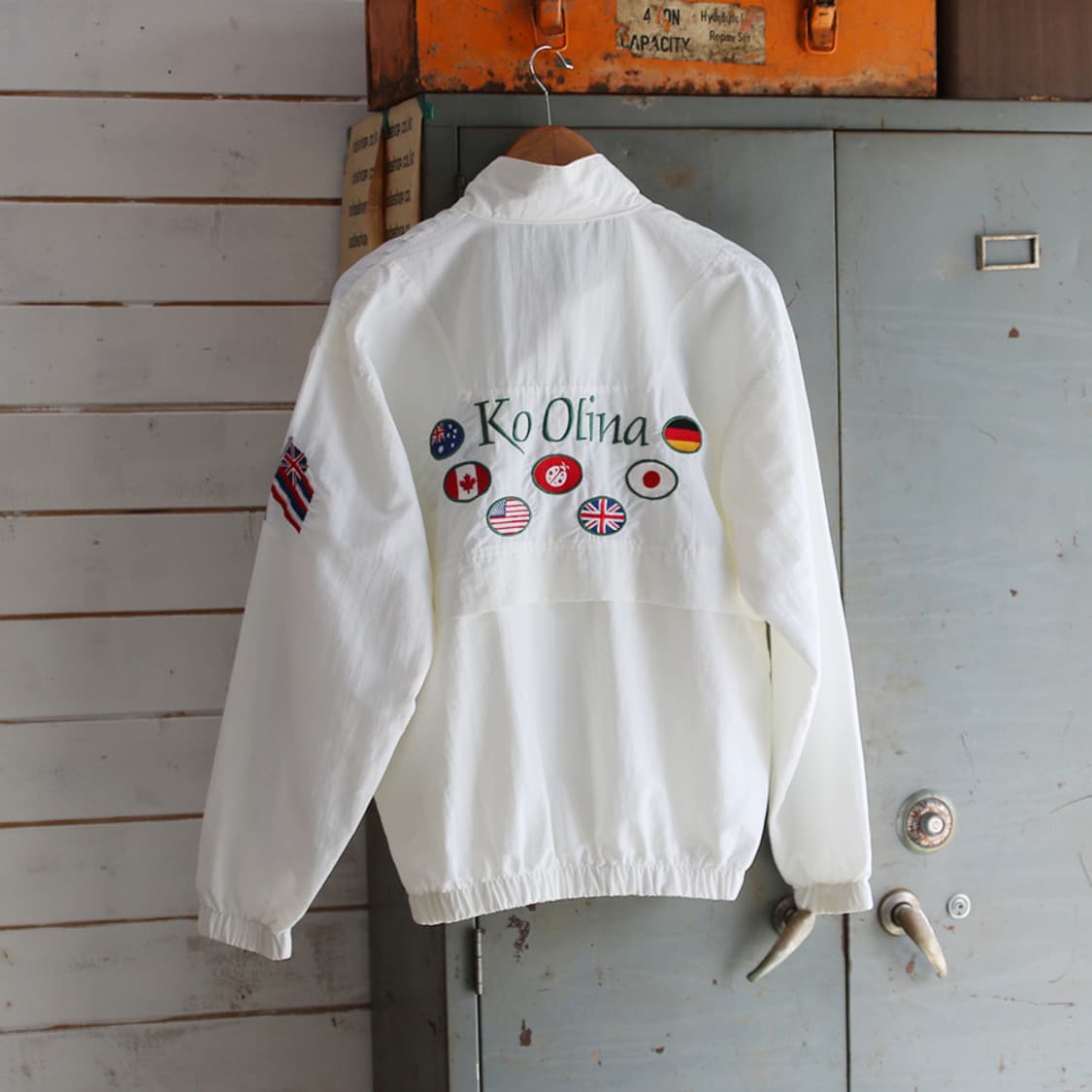 (착용컷) STARBUS 자수 블루종 (남성용 100-103) 상품이미지2