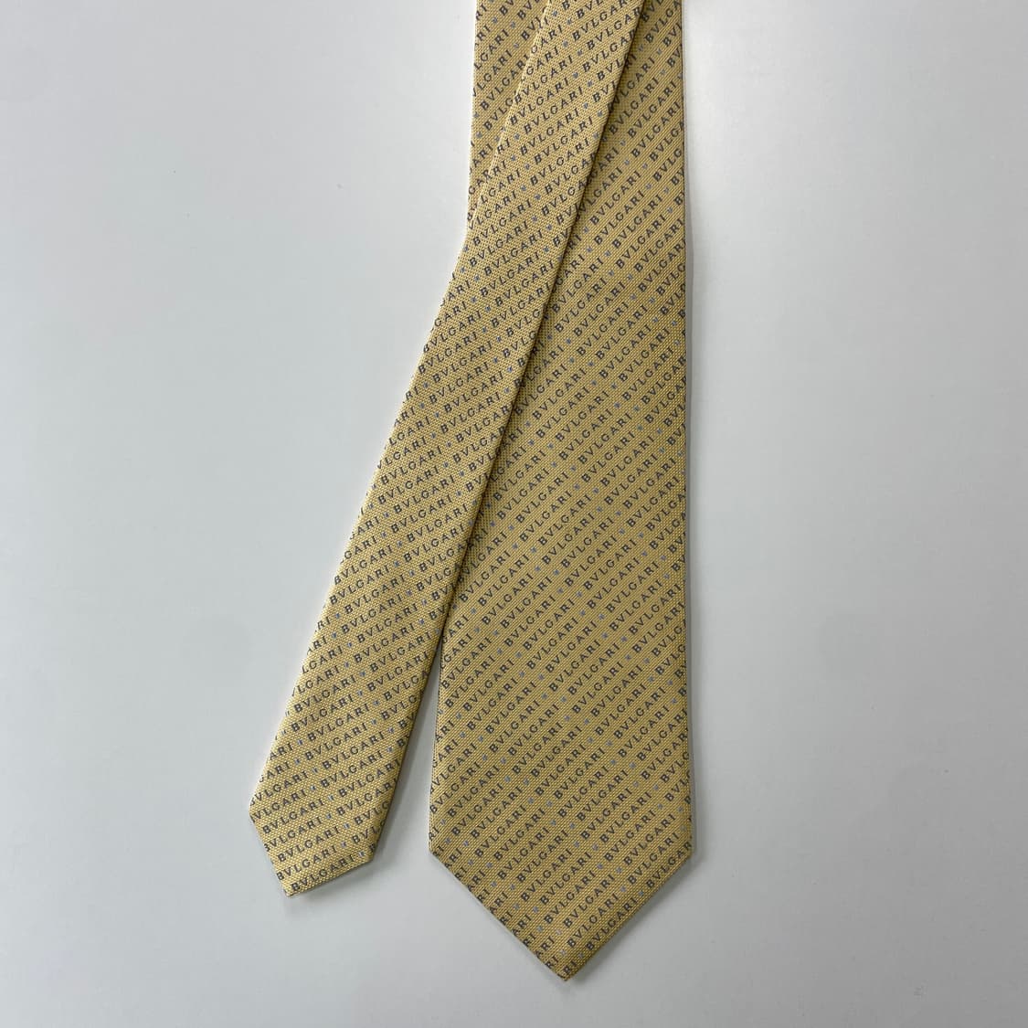 불가리(bvlgari) 영문 모노그램 정품 명품넥타이 상품이미지1