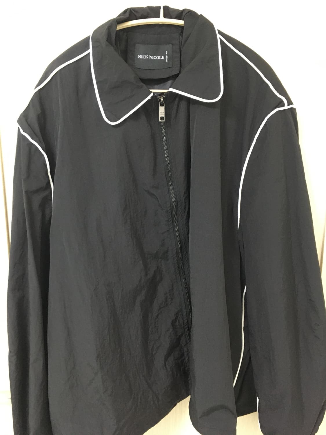 닉앤니콜 바람막이 점퍼 블랙 상품이미지3