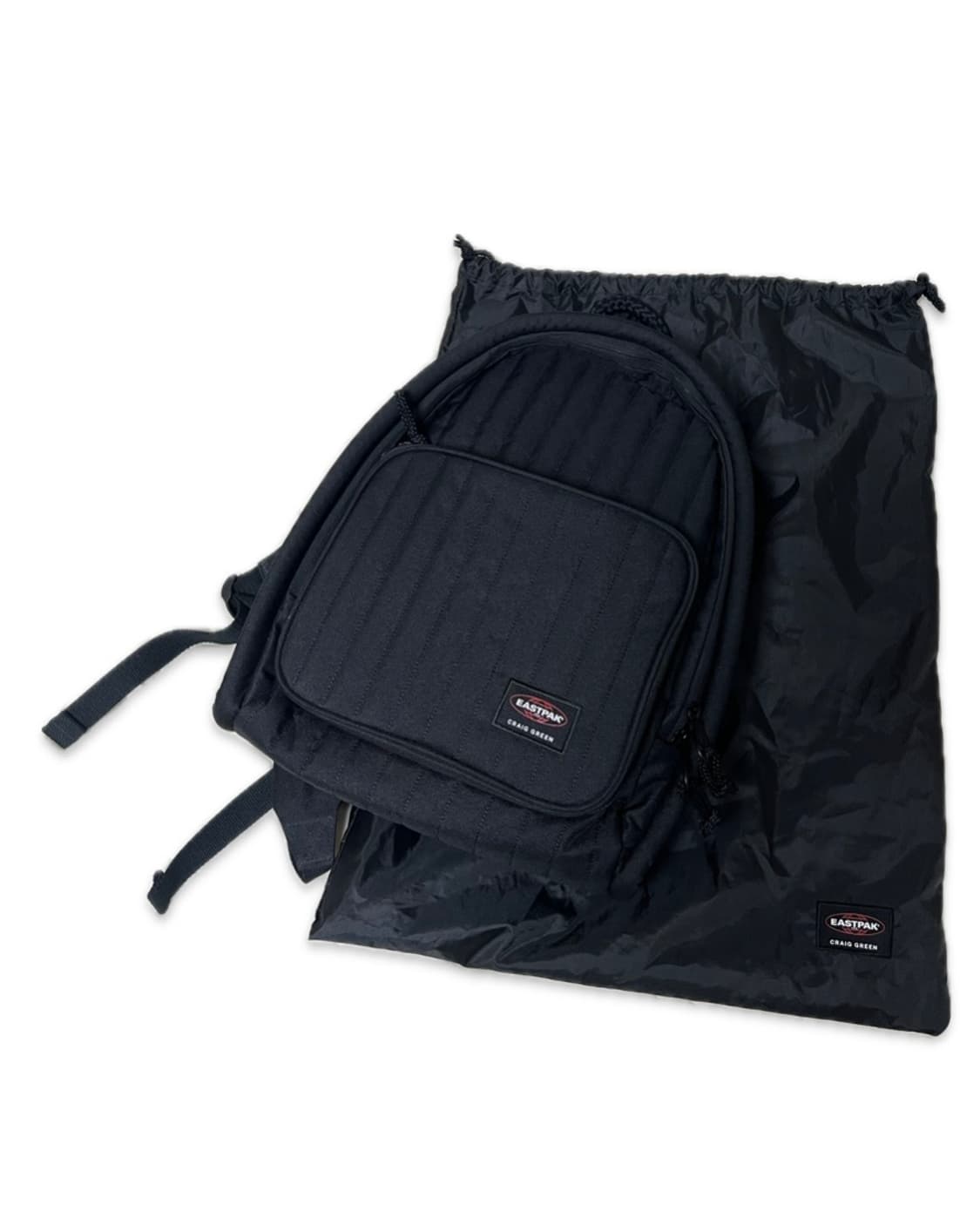 [OS] 이스트팩X크레이그그린 퀼티드 백팩 블랙 상품이미지1