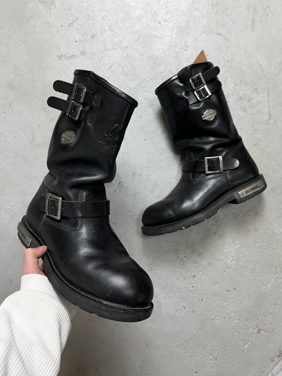 할리데이비슨 청키 엔지니어 부츠 모터사이클 바이커 부츠 상품이미지1