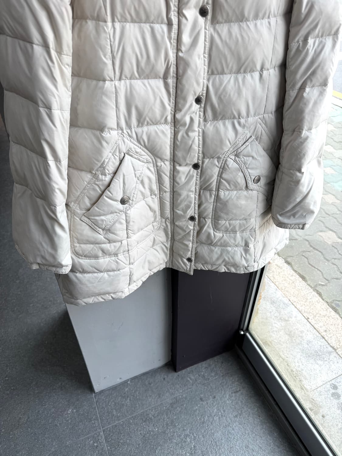 38/ 버버리 블루라벨 미니로고 다운 패딩 점퍼 상품이미지4