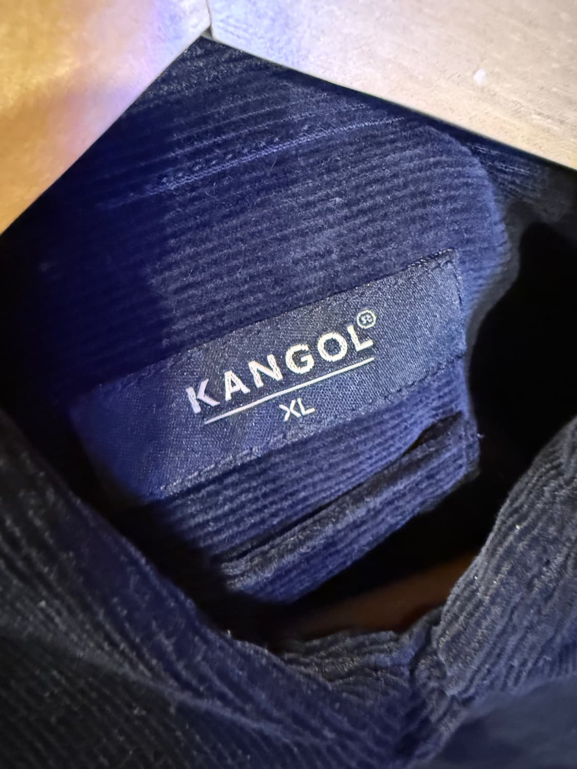 캉골 블랙 코듀로이 포켓 셔츠 상품이미지2