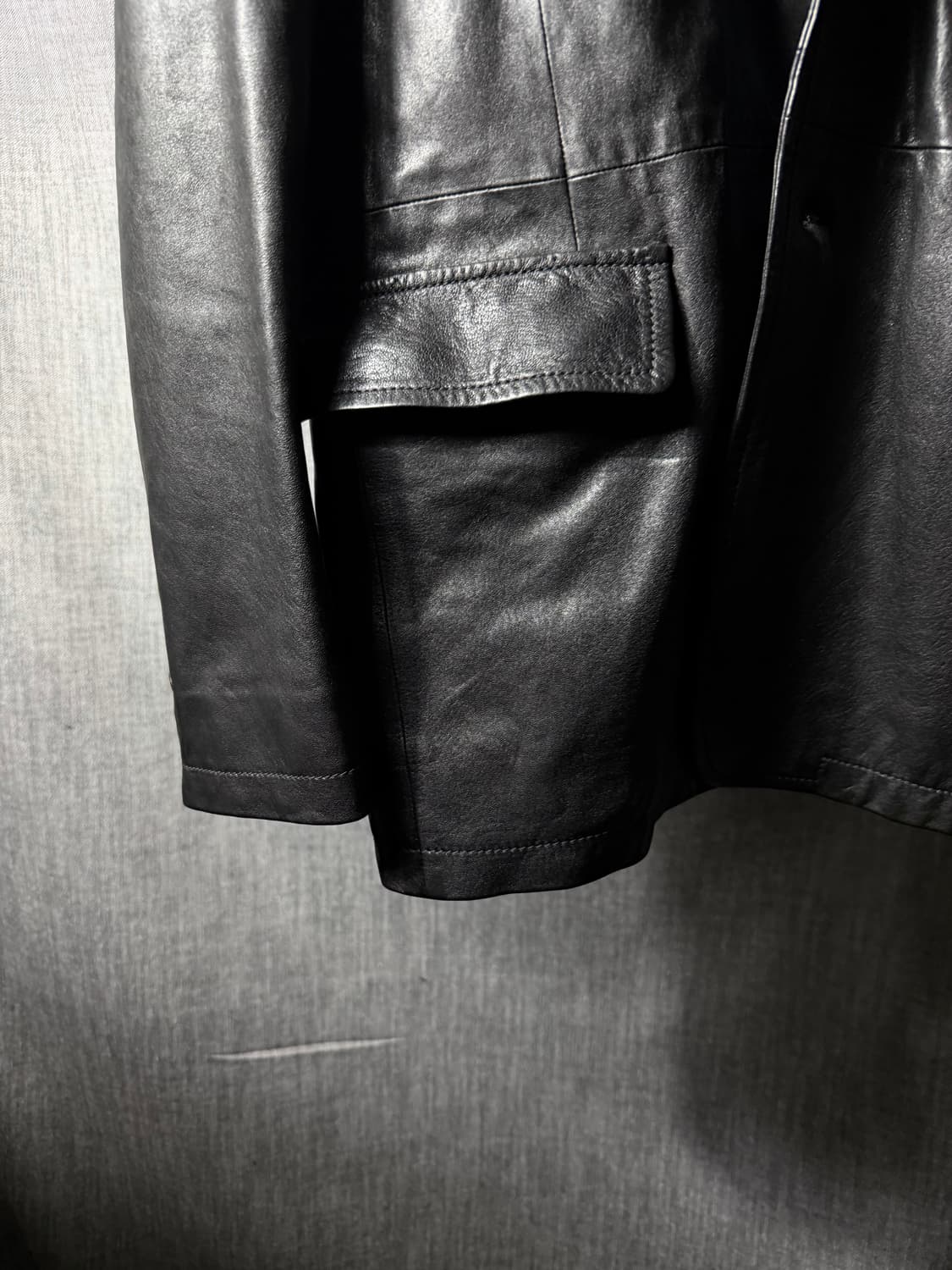 프라다 레더 싱글 블레이저 상품이미지6