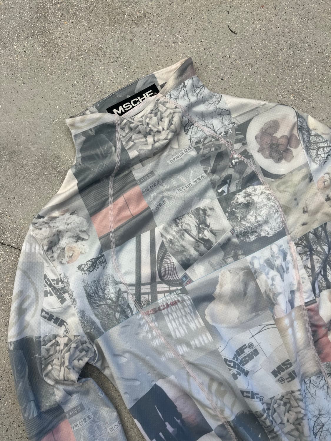 Mschf 프린팅 패턴 상의   상품이미지2