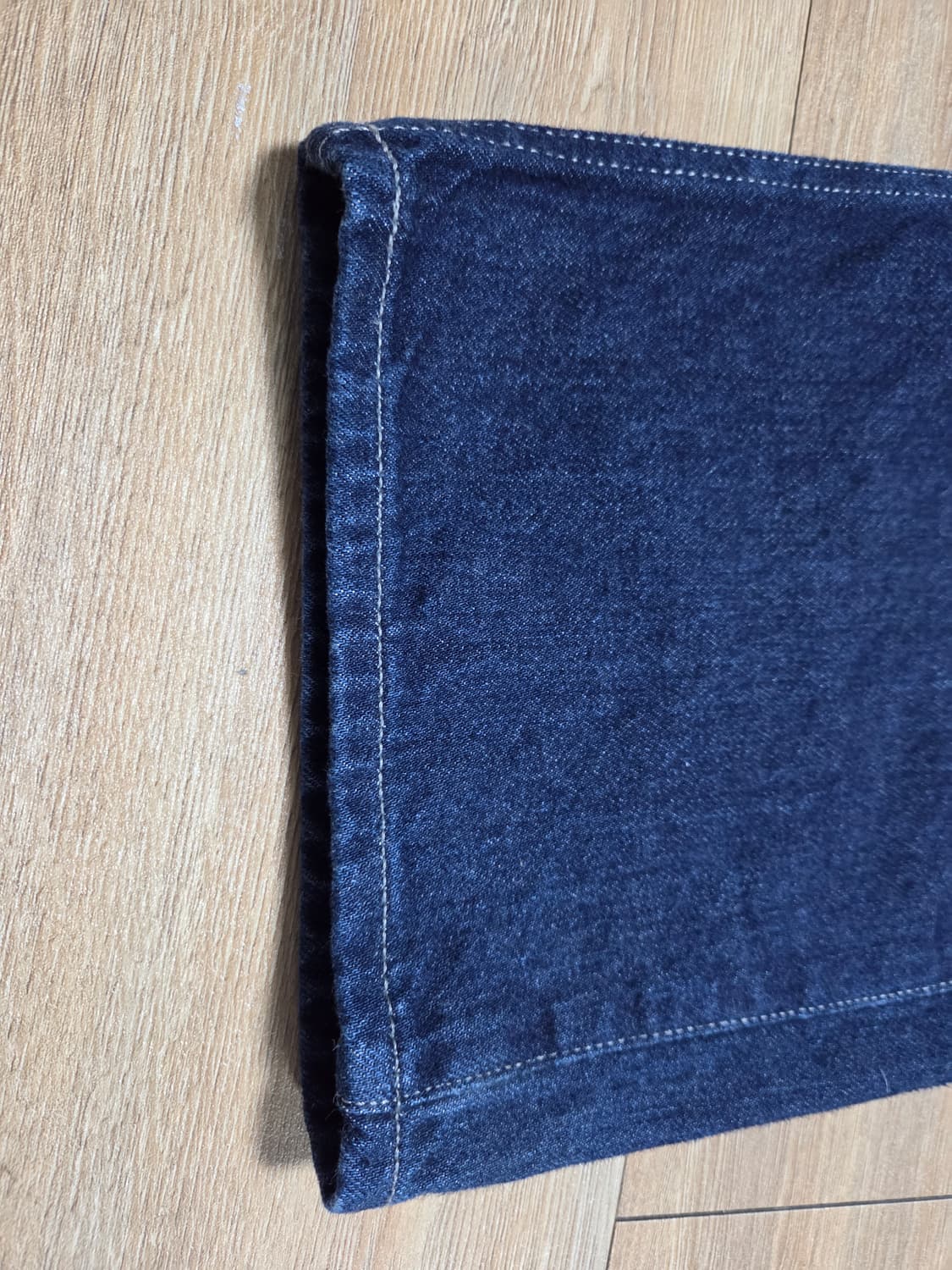 러프사이드 드레이프 데님 원워시 상품이미지2