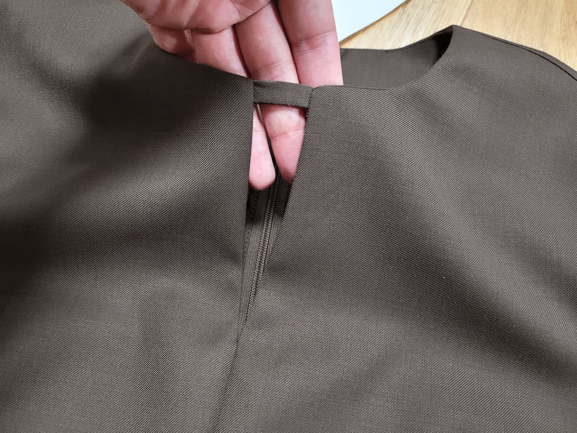 엘보른(ELBORN) 누메로컬렉션 울블렌디드 원피스 55-66 새상품 상품이미지4