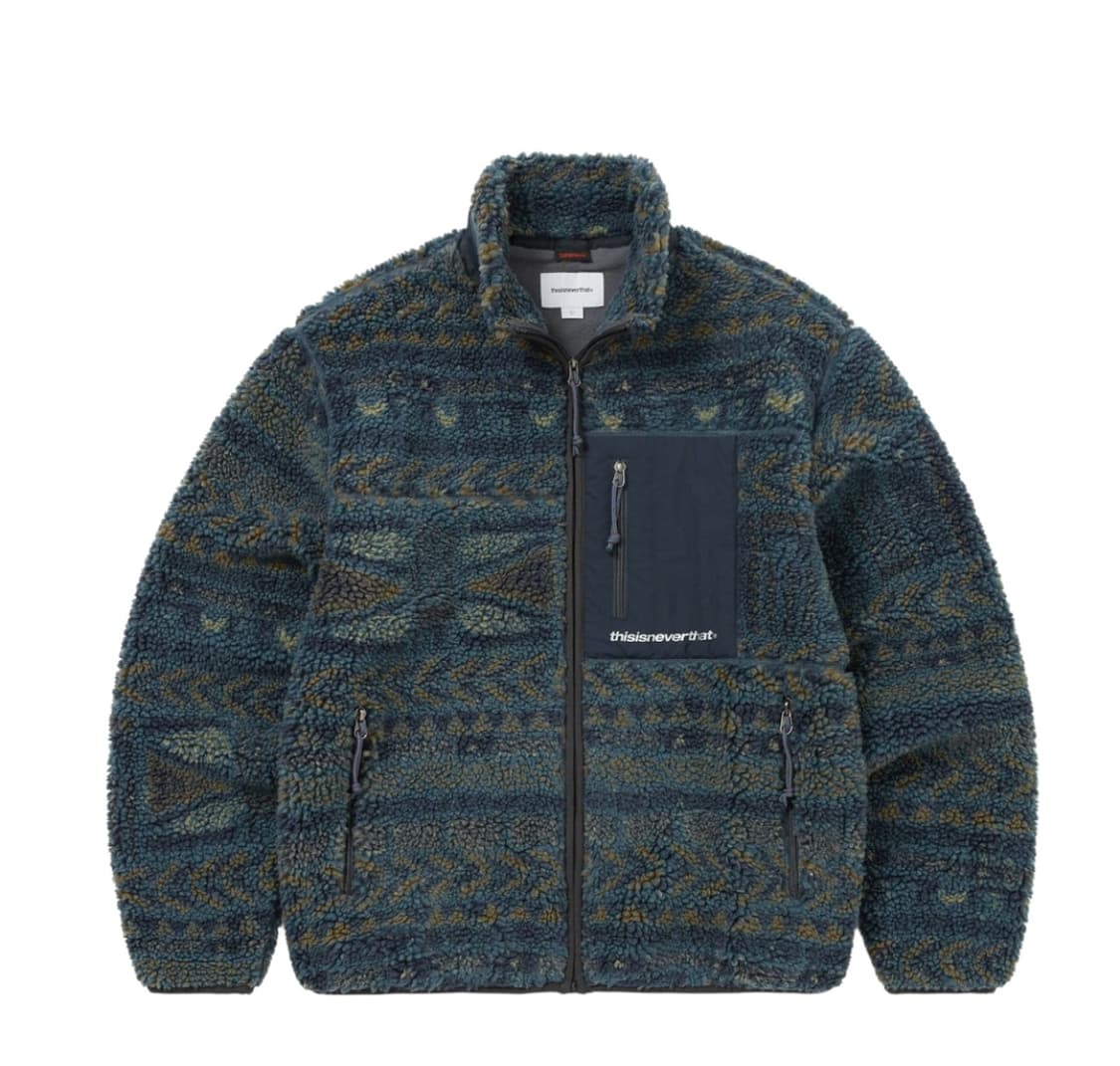 디스이즈네버댓(디네댓) 쉐르파 플리스 네이비 상품이미지1