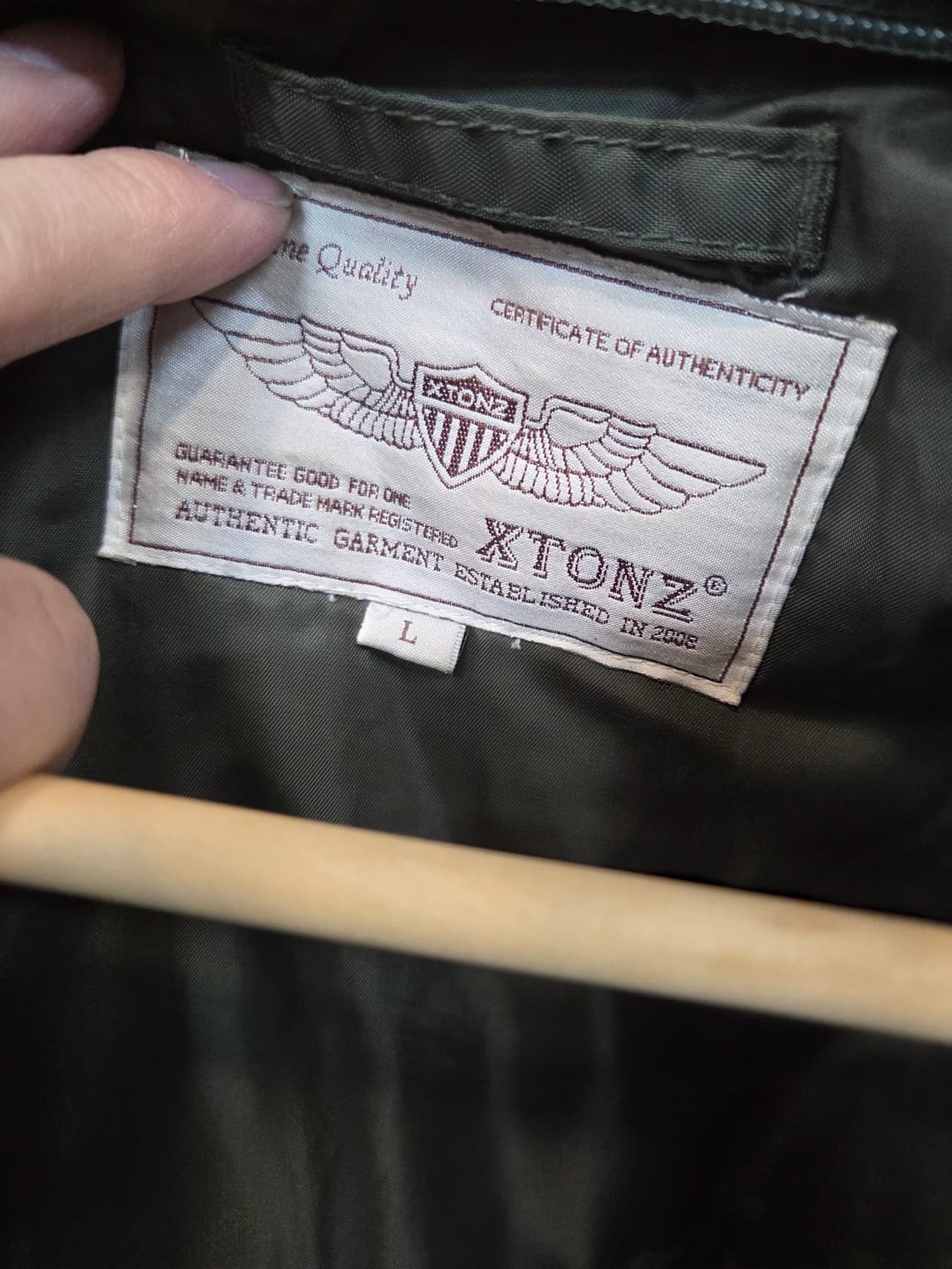 X tonz 인더스트리즈 밀리터리 야상 패딩자켓 L 상품이미지5