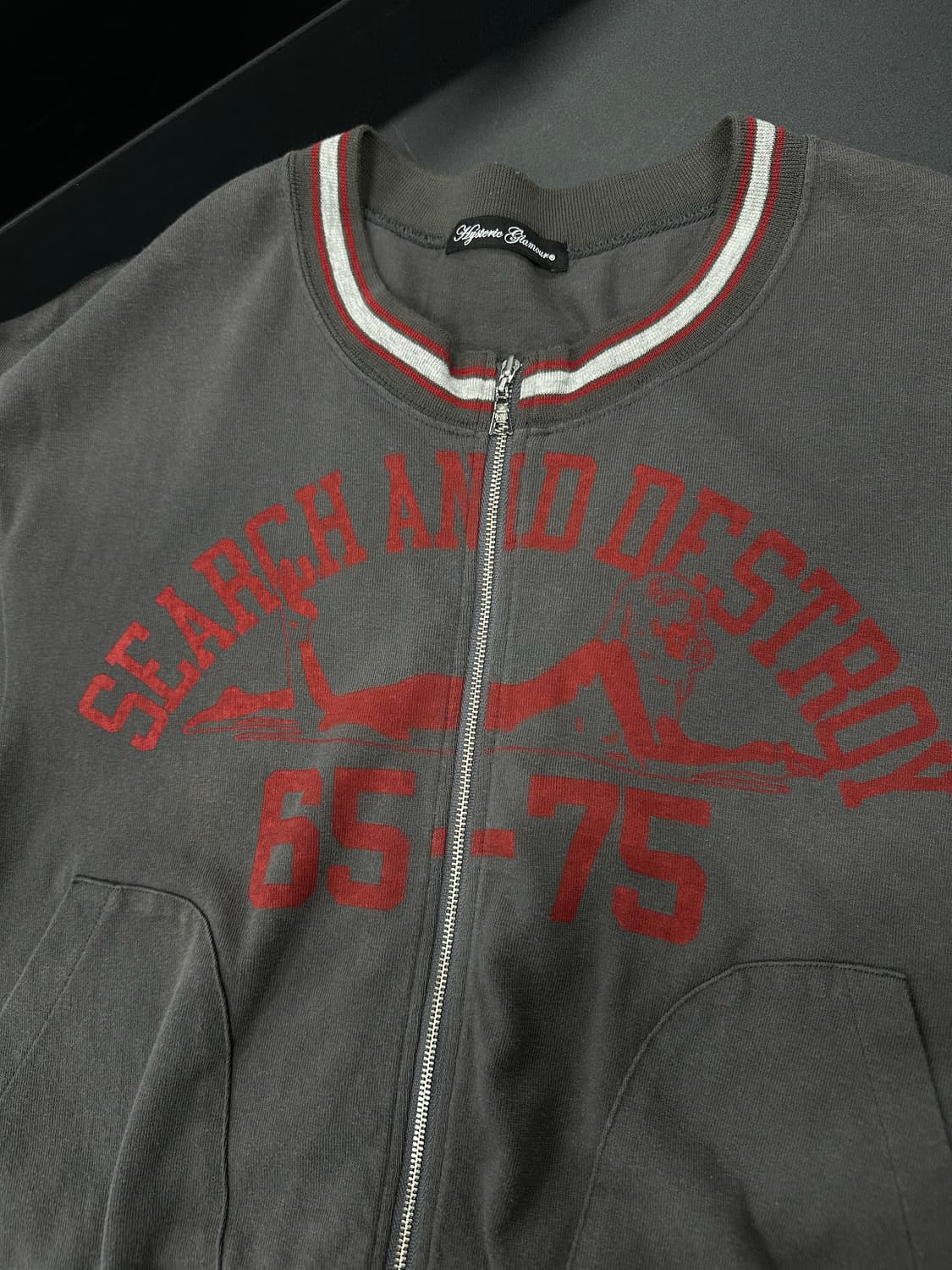 히스테릭 글래머 히스걸 반팔 집업 상품이미지5