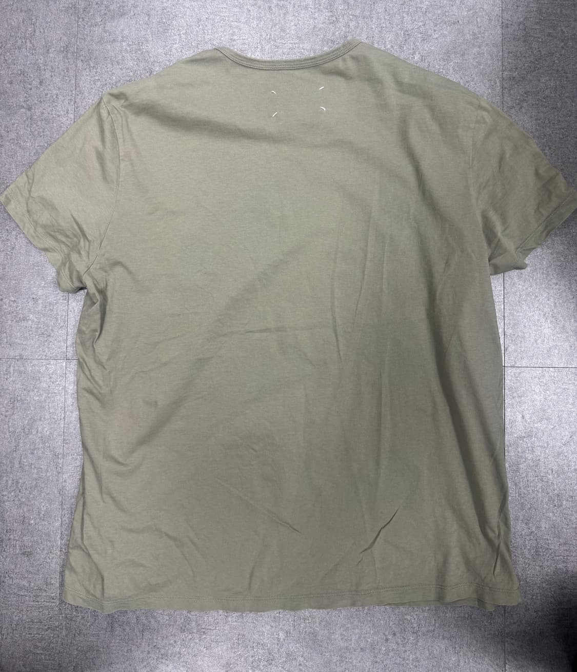 Masion Margiela 시그니처 스티치 리버스로고 반팔 xxl 상품이미지5