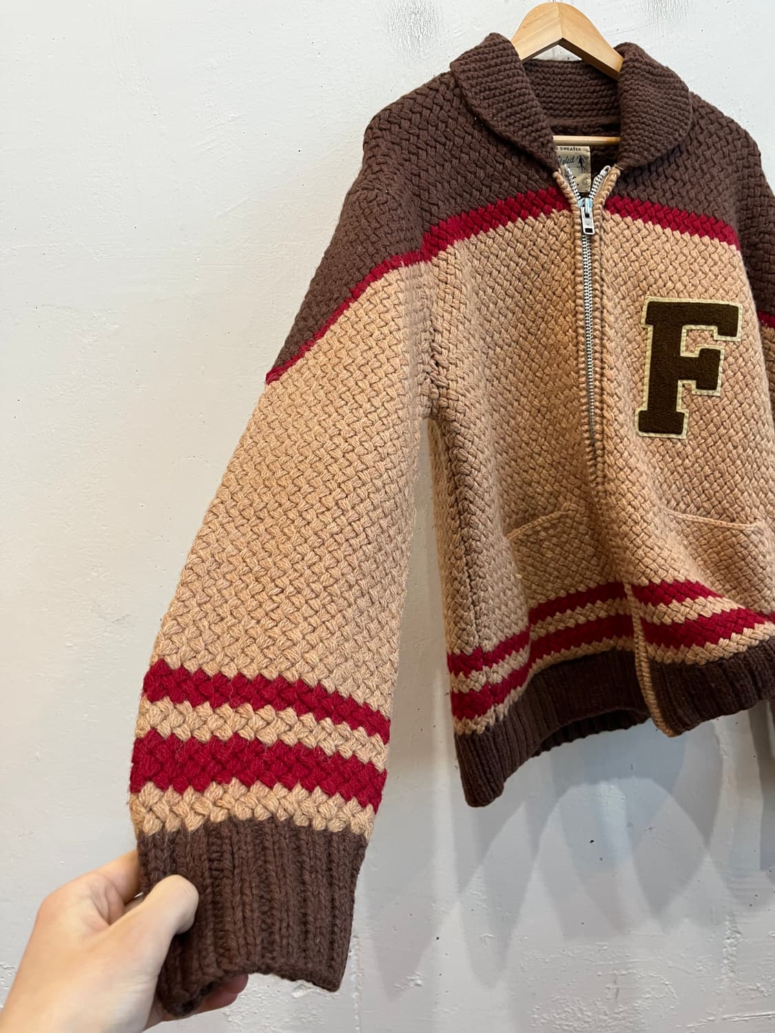 HST 울 코위찬 니트집업 상품이미지4