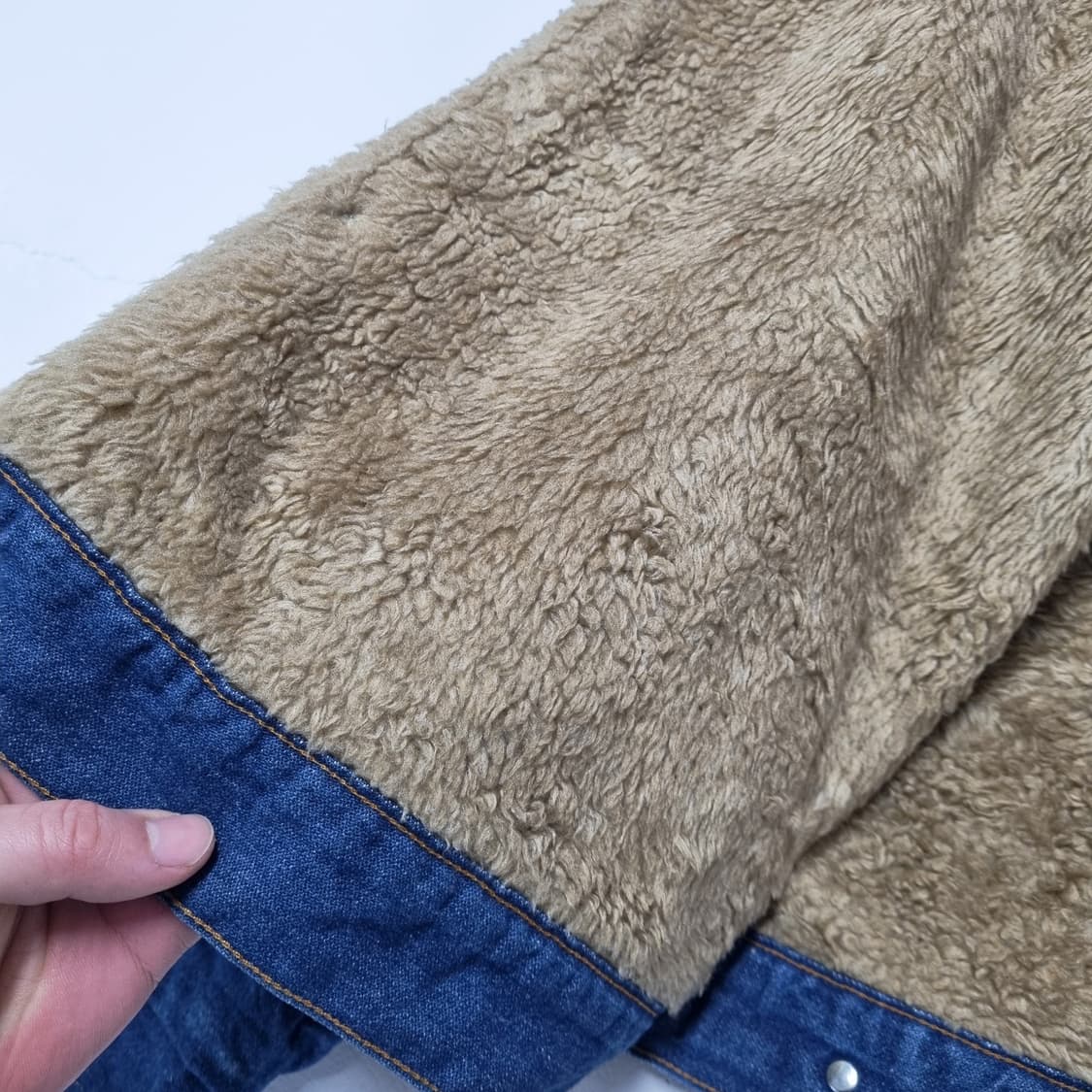 80S 빈티지 Wrangler 쉐르파 웨스턴 데님자켓 - 48 상품이미지9