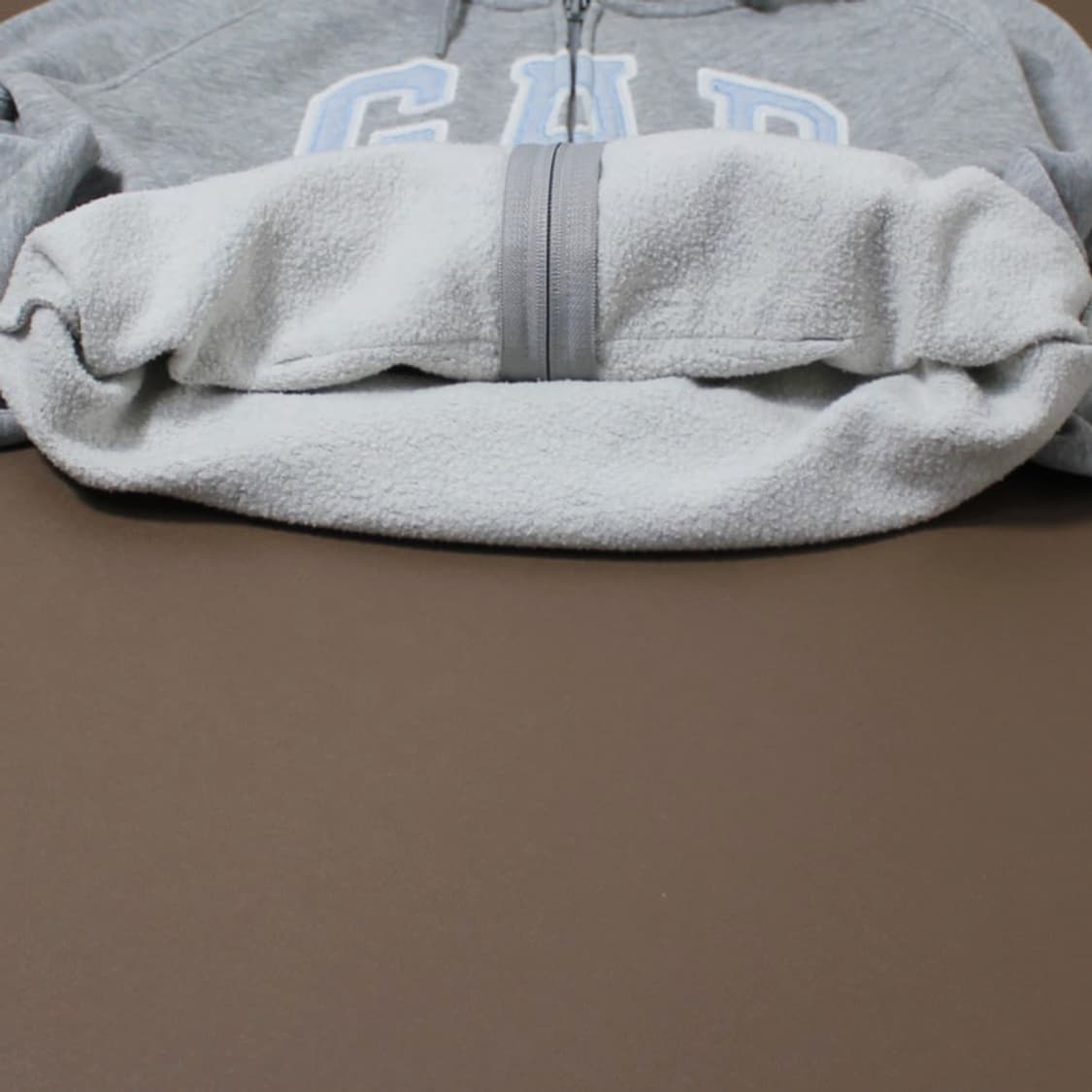 GAP 갭 그레이 기모 후드집업 상품이미지3