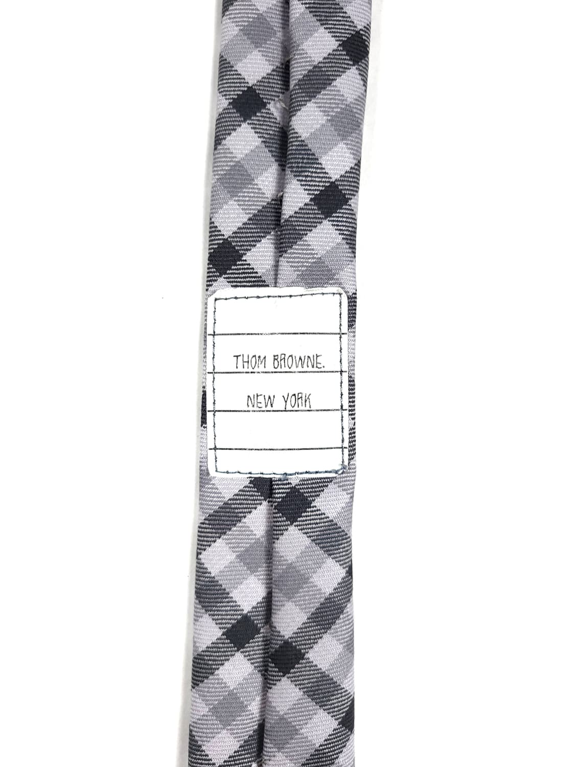 톰브라운 그레이 체크 넥타이 상품이미지5