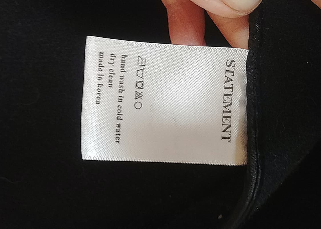 도매브랜드 Statement /더플 롱코트 블랙칼라  상품이미지4