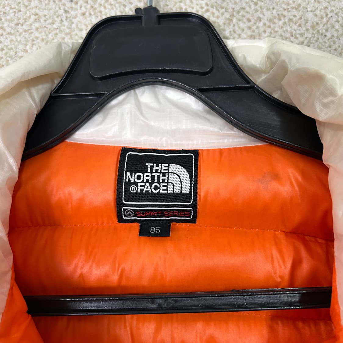 (M) 노스페이스 써밋시리즈 800 화이트 경량패딩 상품이미지6