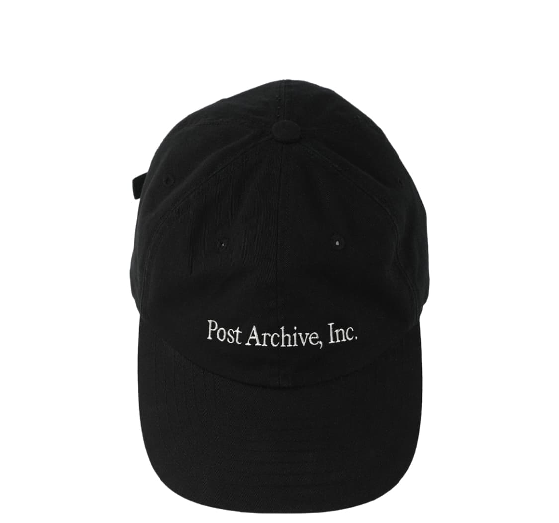 (구매)포스트아카이브팩션 코퍼레이션캡 블랙 상품이미지1