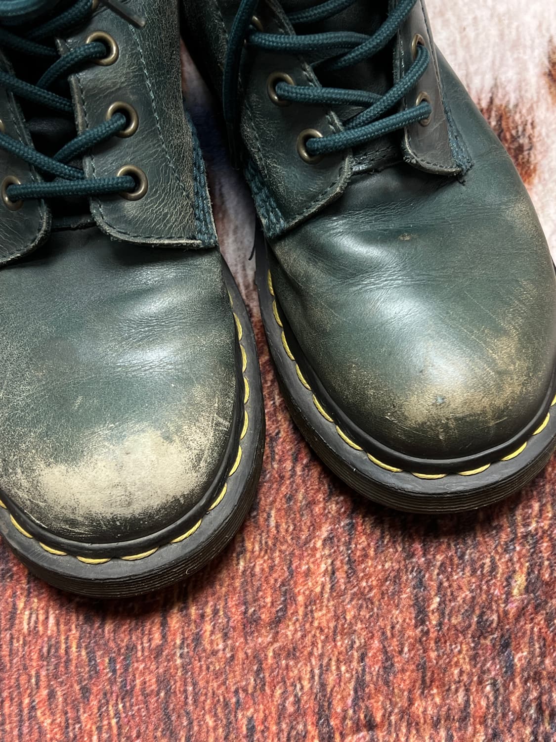 [240] 닥터마틴 빈티지 11820 그린 14홀 부츠 38 상품이미지5