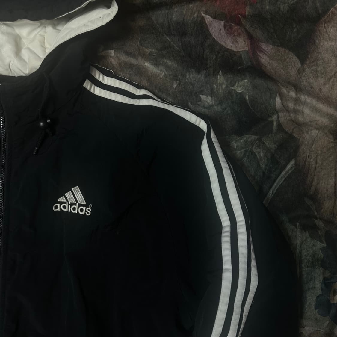 아디다스 올드스쿨 퍼포먼스로고 블랙후드점퍼 110 상품이미지2