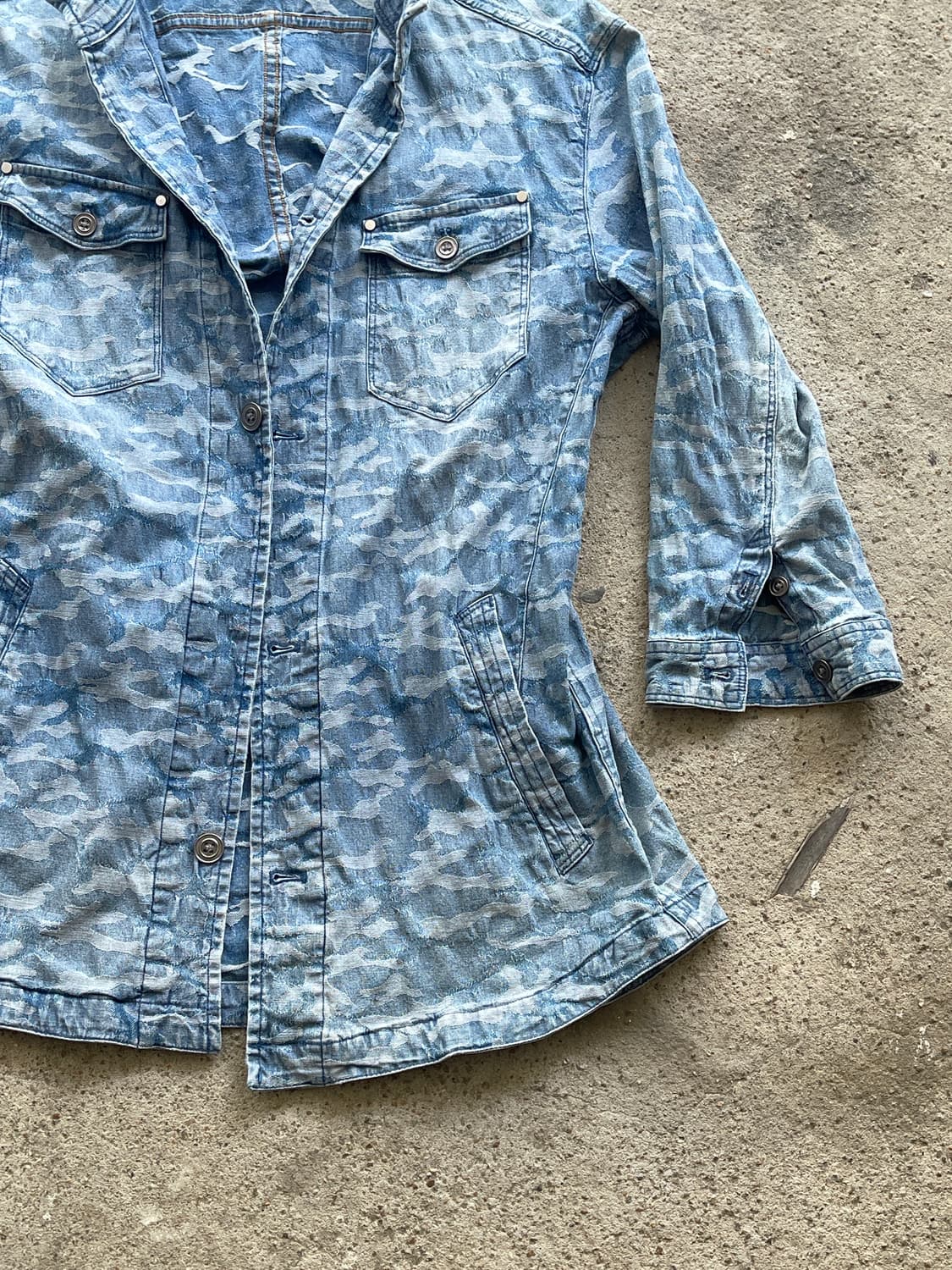 miltary denim jacket 상품이미지3