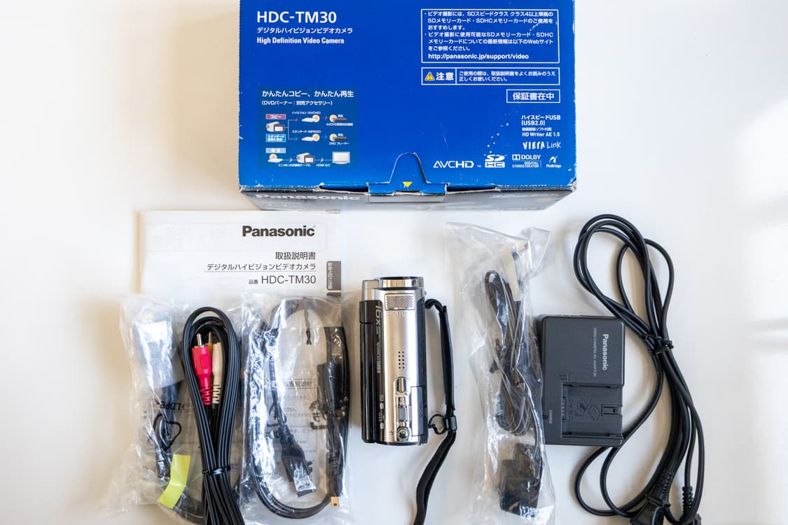 Panasonic HDC-TM30-K / 빈티지 디지털 캠코더 상품이미지9