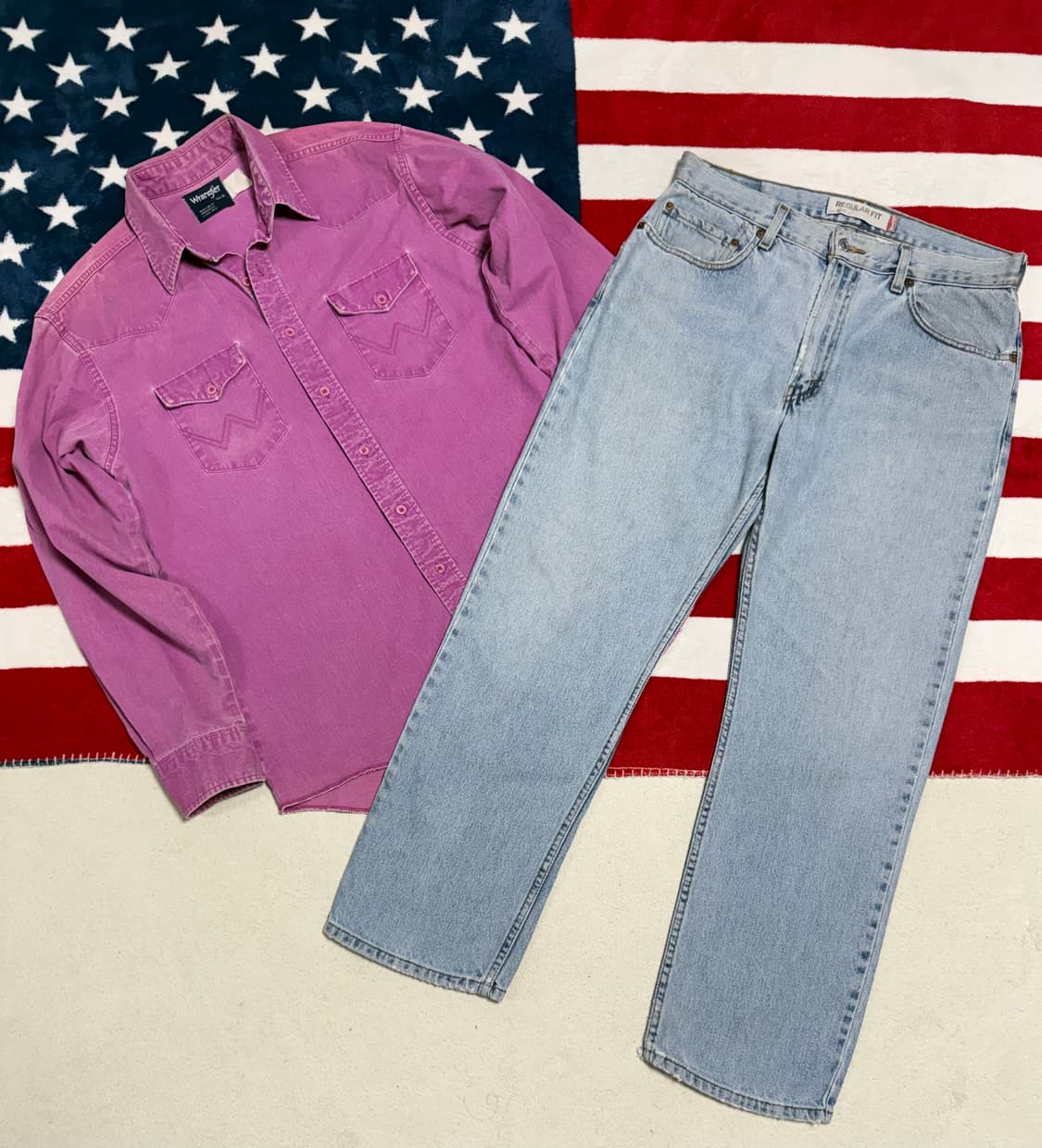 랭글러 웨스턴셔츠 90s Wrangler western shirt 빈티지 상품이미지10