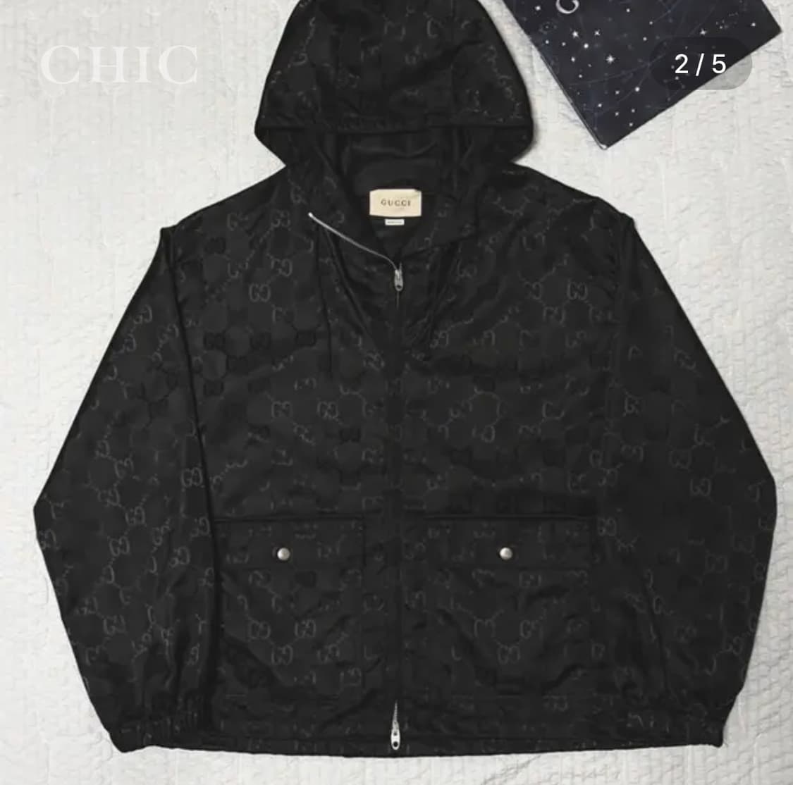 [구찌 오프 더 그리드 GG 로고 바람막이 자켓] 상품이미지2