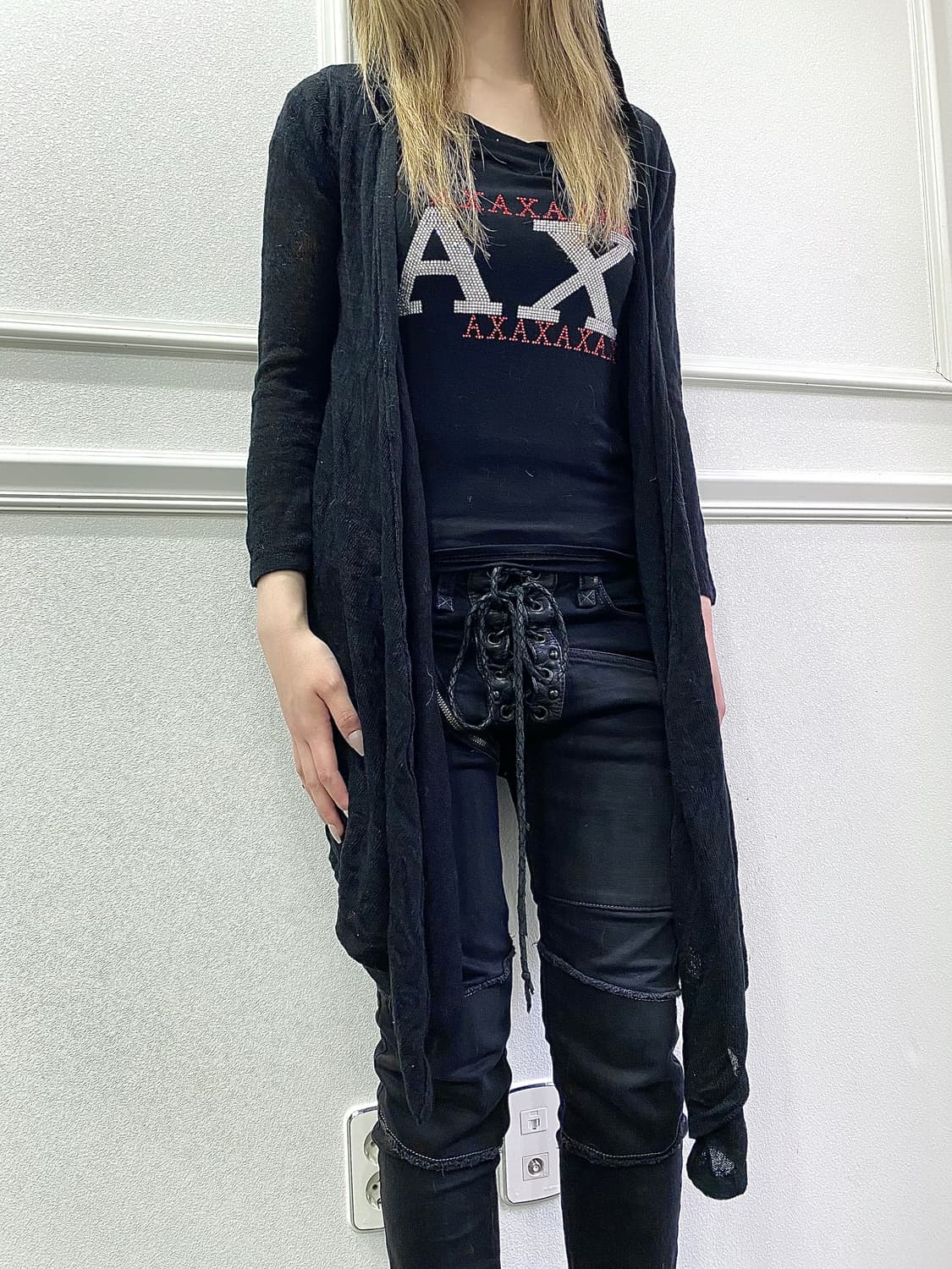 Black Layered Cardigan 상품이미지7