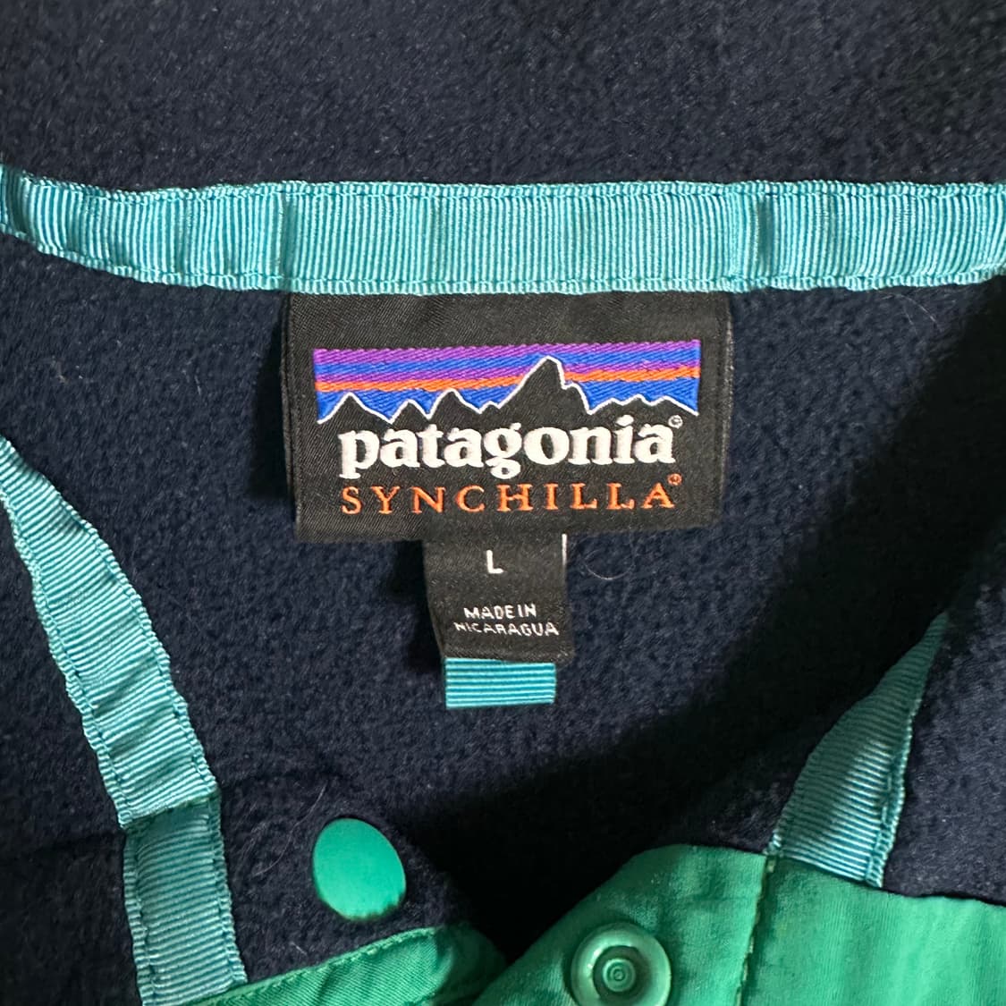 10s 파타고니아 신칠라 네이비 민트 W/L 상품이미지6