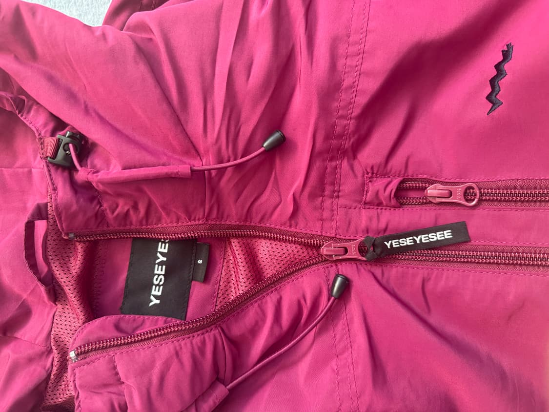 예스아이씨 바람막이 핑크 S 상품이미지2