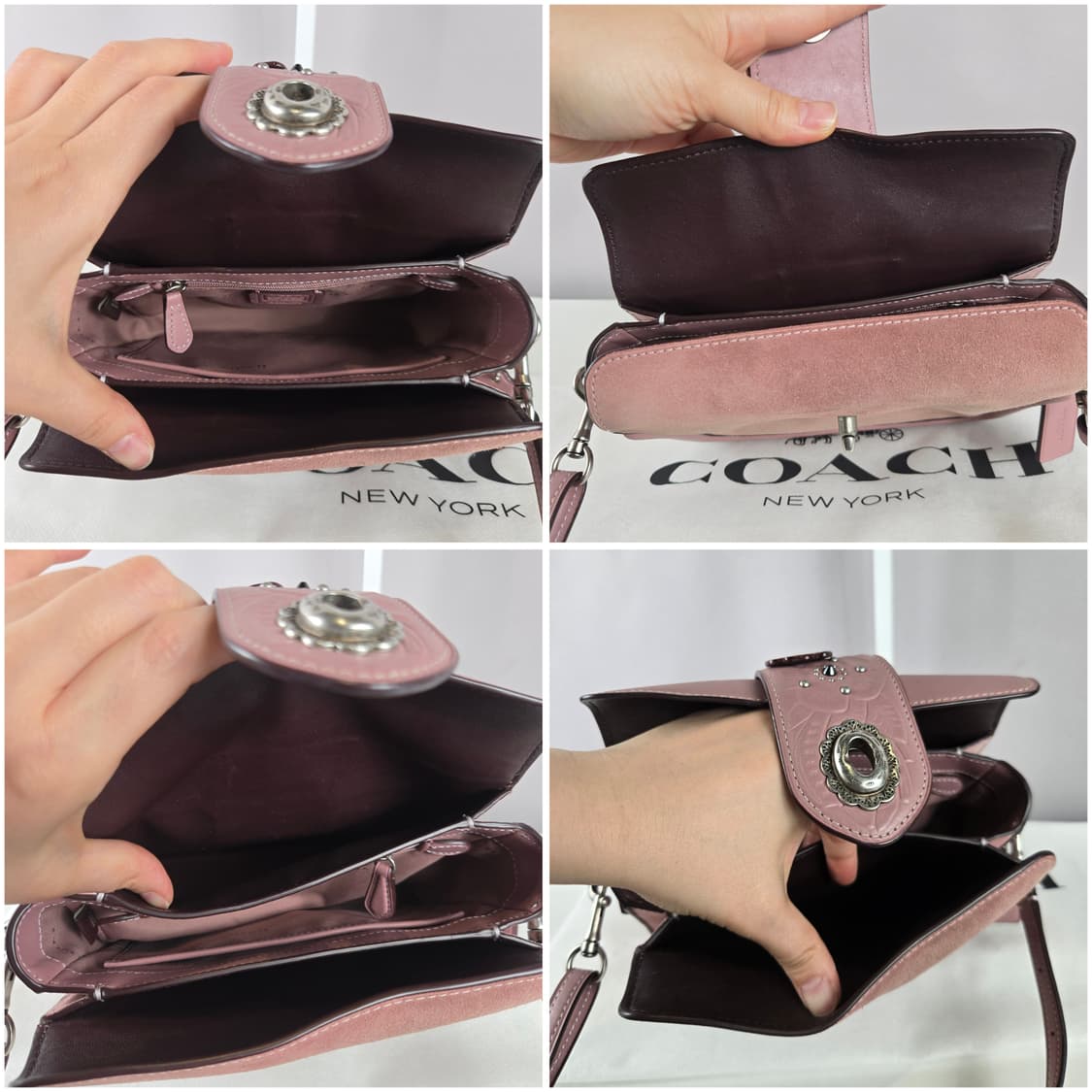 COACH 코치 페이지 크로스바디 인 글러브탠 가방 정품 크로스백 상품이미지9