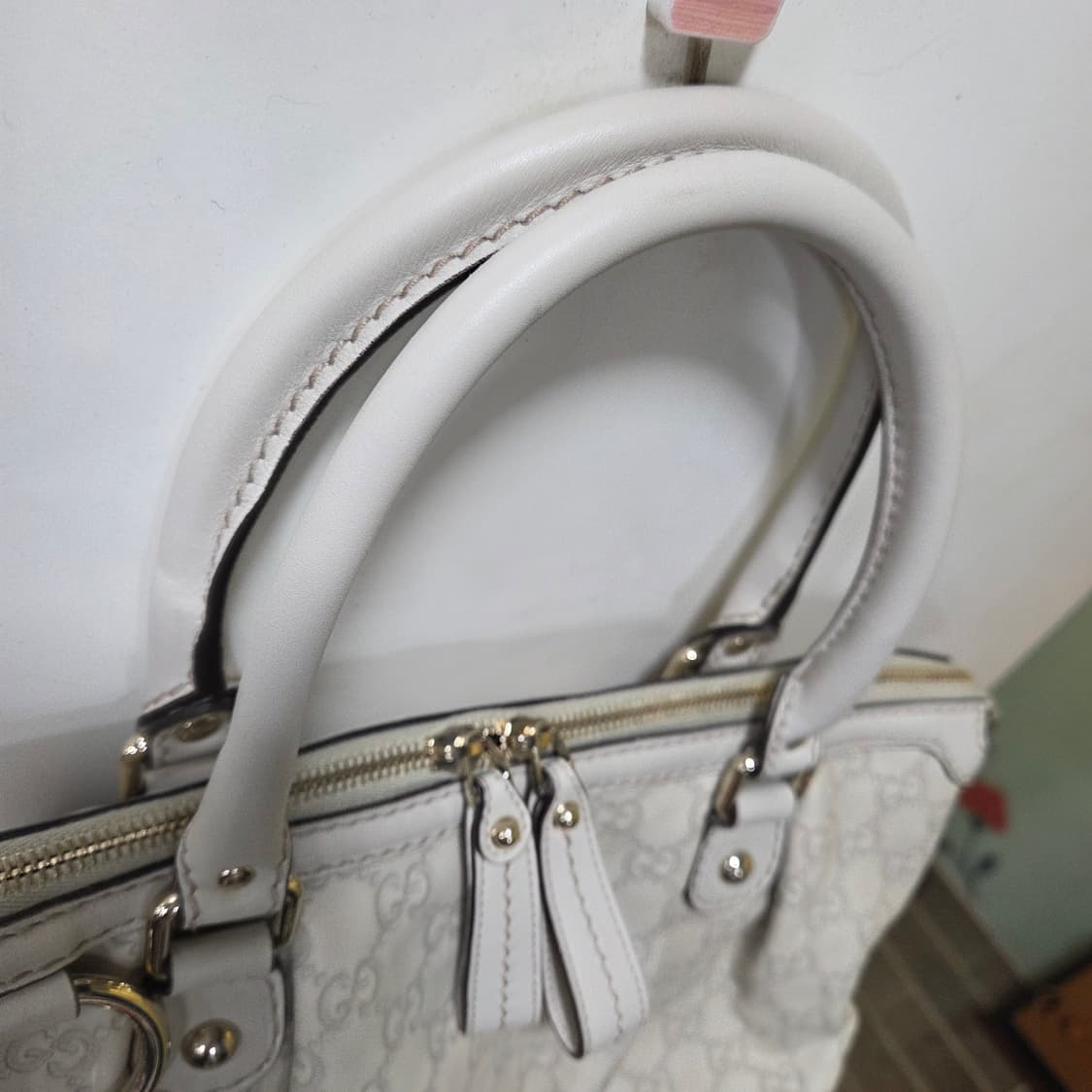 구찌 씨마 아이보리 2way 거의 새 제품 상품이미지3