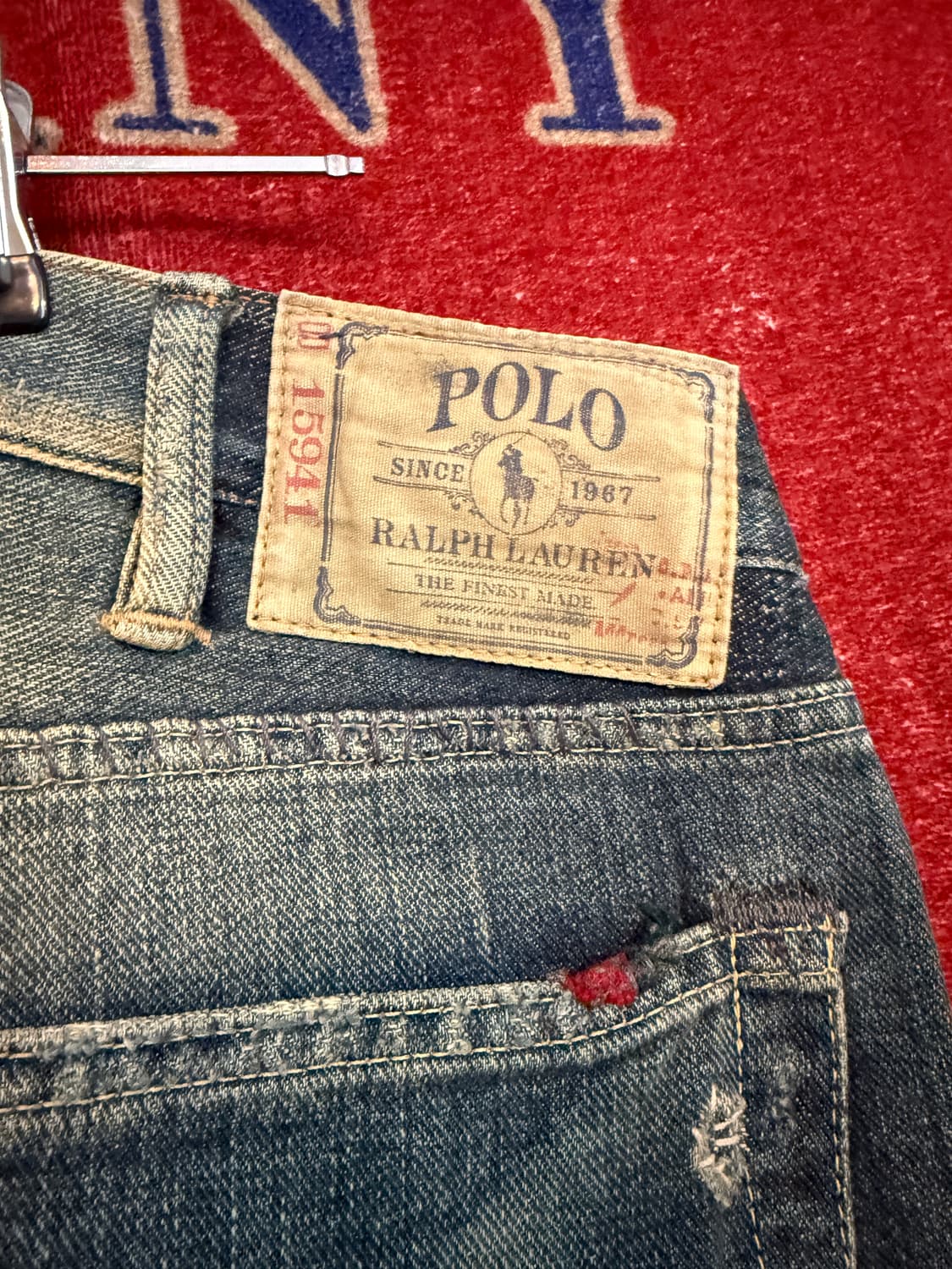 Polo Ralph Lauren 패치워크 데님 (38x32) 상품이미지4