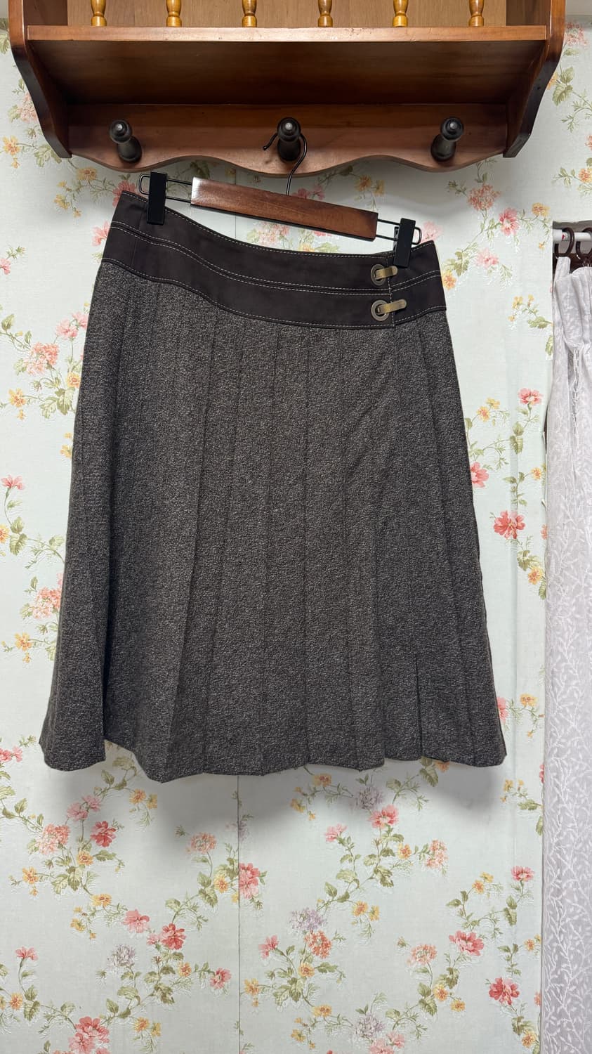 벨벳 포인트 스커트 상품이미지1