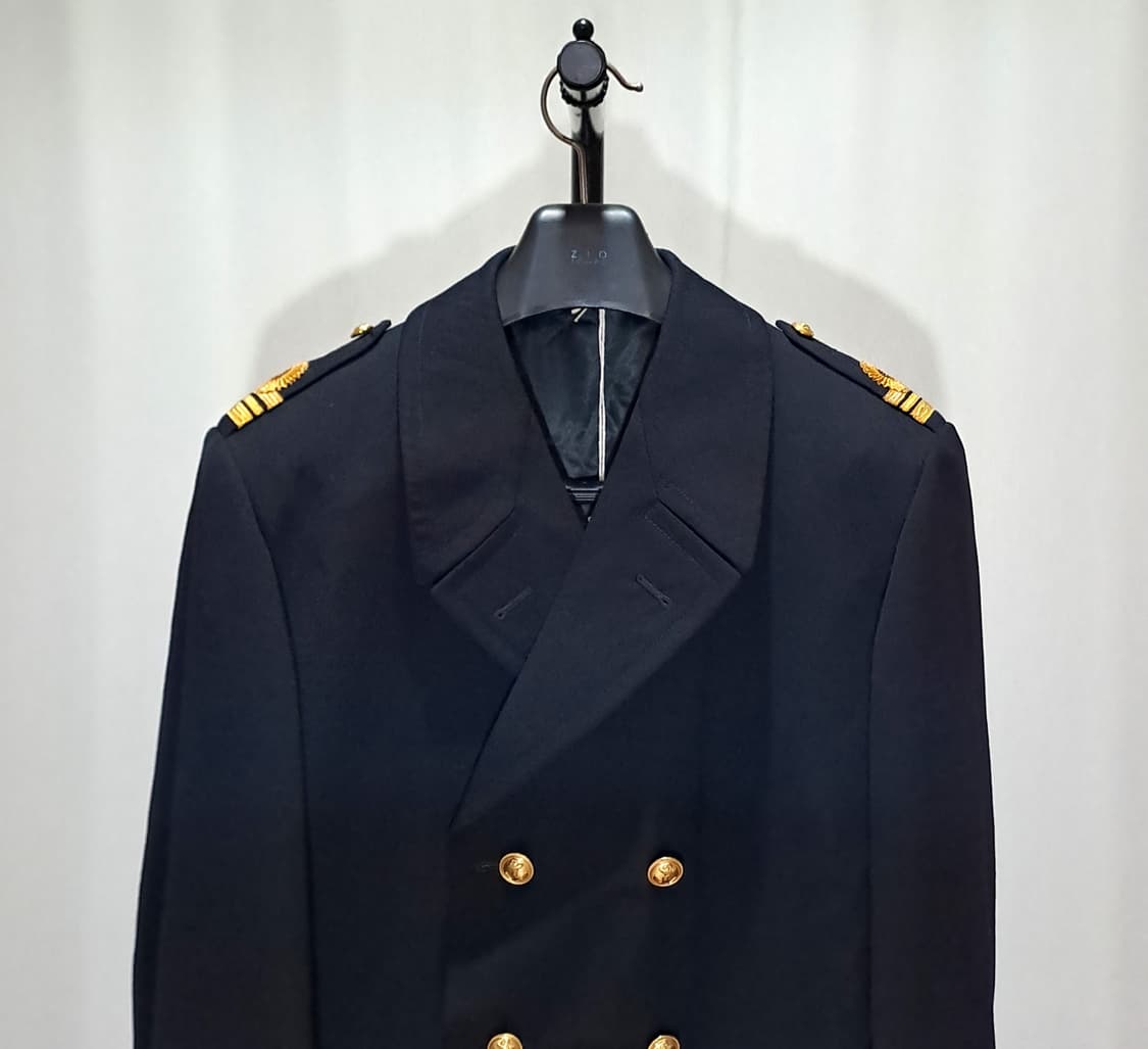 (택포) 밀리터리 금장 더블 코트 자켓 L B68 상품이미지2