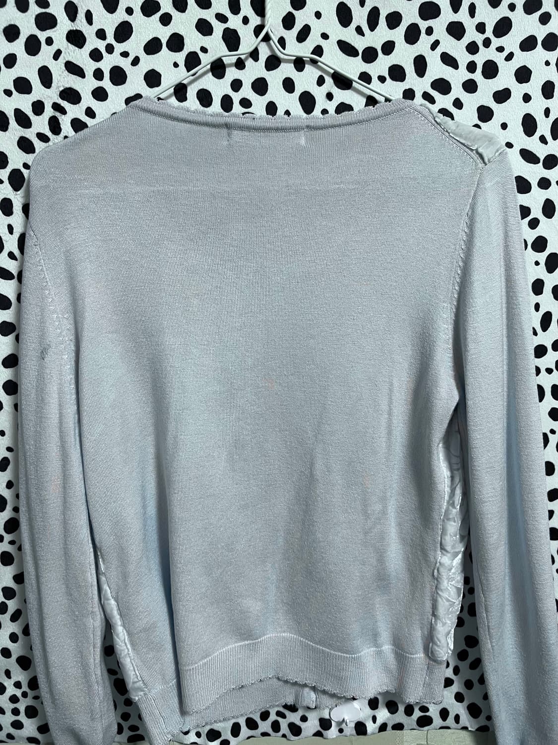 페어리 모리걸 벨벳 진주카라 빈티지 가디건 상품이미지2