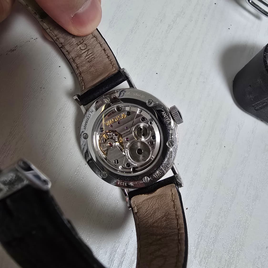 스토바 안테아ks 블루핸즈 기계식 시계 상품이미지4